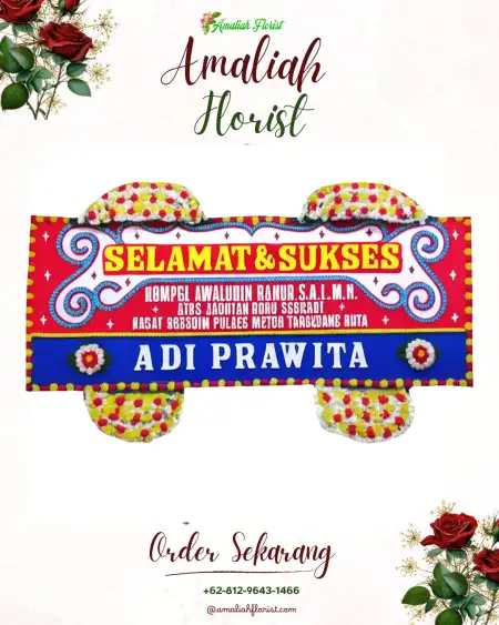 Papan Bunga Ucapan Selamat Kalidoni